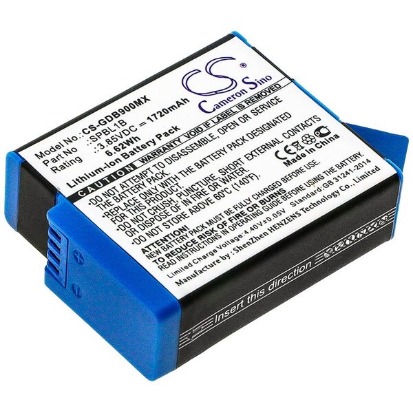 Bsc Preferred Gopro AHDBT-901 Gopro 9 Hero 9 Camera Replacement Battery - CS-GDB900MX