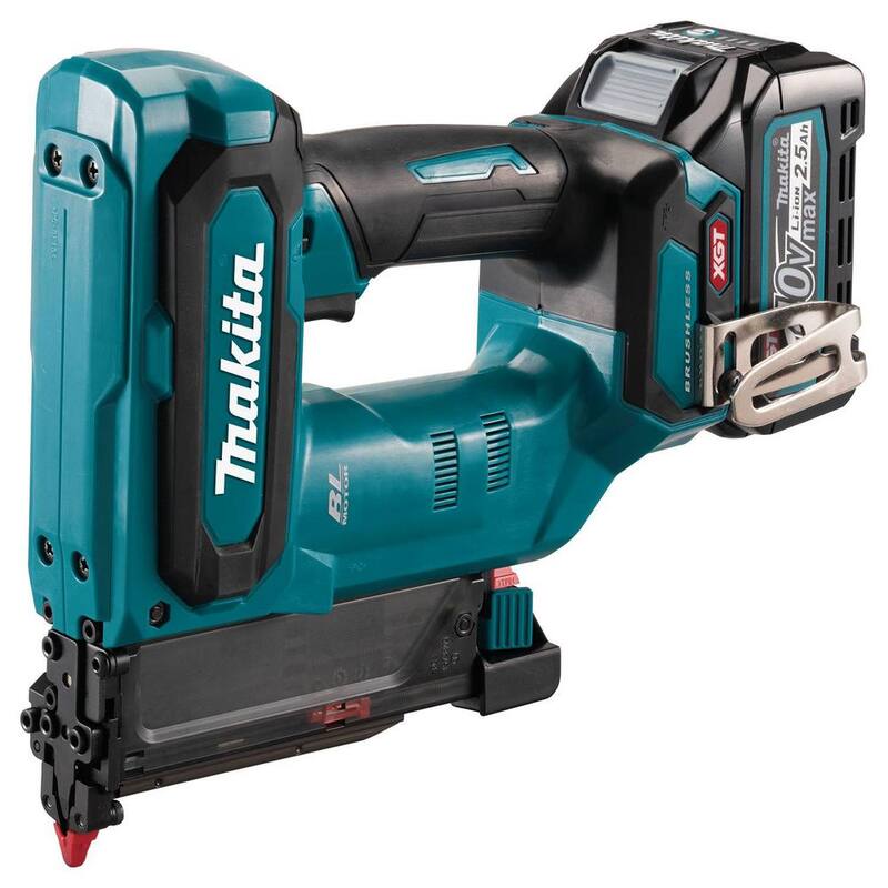Kit de clavadora inalámbrica Brushless de 23 Ga. Makita 40V max XGT, 2.5Ah - GTP01D1