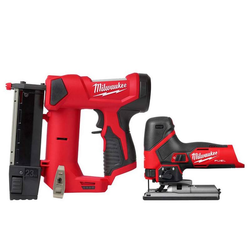Milwaukee M12 Clavadora de Pin de calibre 23 con Sierra de Calar M12 FUEL (Herramienta Única) - 2540-20-2545-20