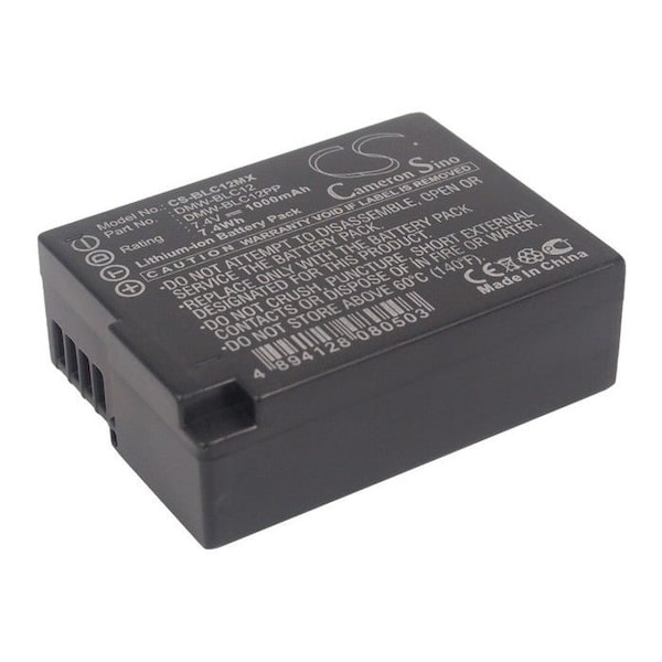 Bsc Preferred Sigma DP1Q DP2Q DP3Q 1000mAh Camera Replacement Battery - CS-BLC12MX.3