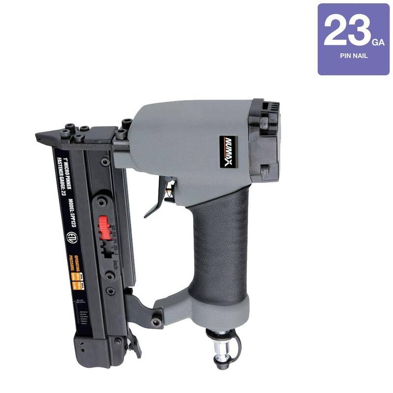 NuMax Pneumatic 23-Gauge 1 in. Micro Pin Nailer - SP123

Clavadora neumática de micro clavos de calibre 23 de 1 pulgada - SP123