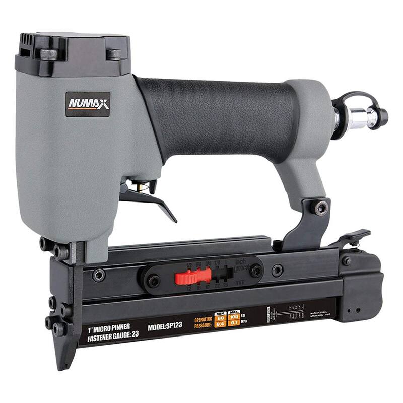 NuMax Pneumatic 23-Gauge 1 in. Micro Pin Nailer - SP123

Clavadora neumática de micro clavos de calibre 23 de 1 pulgada - SP123