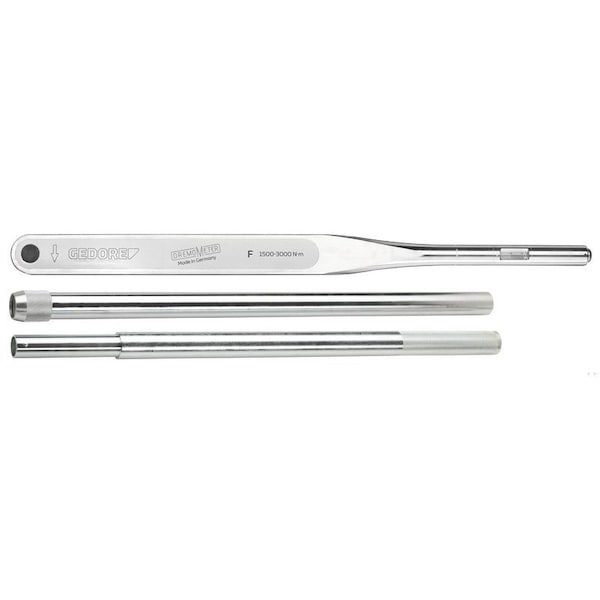 Gedore Torque Wrench, 1-1/2in, 1500-3000 Nm - 8572-01