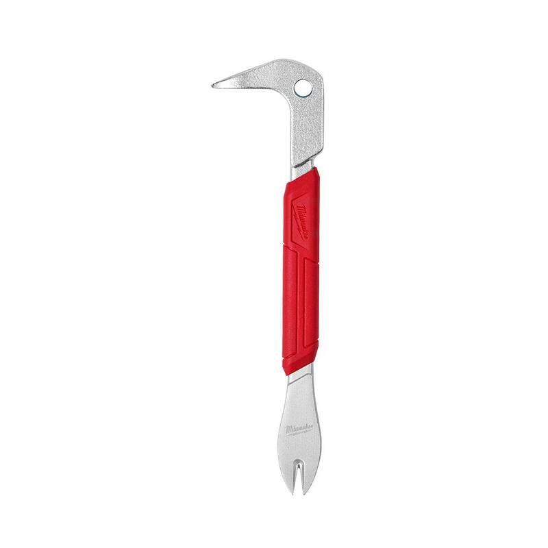 Clavadora de clavos de 23GA Milwaukee M12 con extractor de clavos de 10 pulgadas con Dimpler - 2540-20-48-22-9031