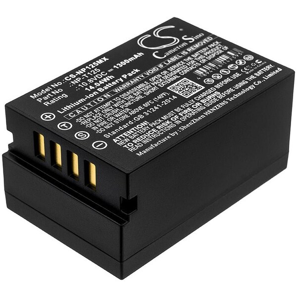 Bsc Preferred Fujifilm GFX 50S Medium Format GFX 1300mAh Camera Replacement Battery - CS-NP125MX