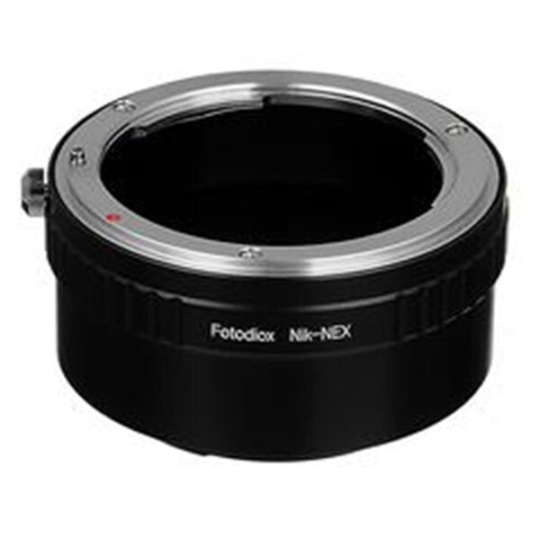 Fotodiox Lens Mount Adapter - Nikon Nikkor F Mount D-SLR Lens To Sony Alpha E-Mount Mirrorless Camera Body - NIKF-SNYE