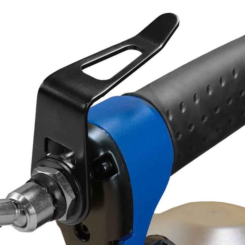 Estwing Pneumatic 15-Degree 2-1/2 in. Coil Siding Nailer con Gancho de Cinturón Metálico Ajustable, Conexión Giratoria de 1/4 de pulgada NPT y Bolsa - ECN65