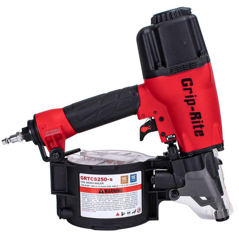Clavadora de bobina de armadura y plástico de 15 grados de 2-1/2 pulgadas de Grip-Rite - GRTCS250