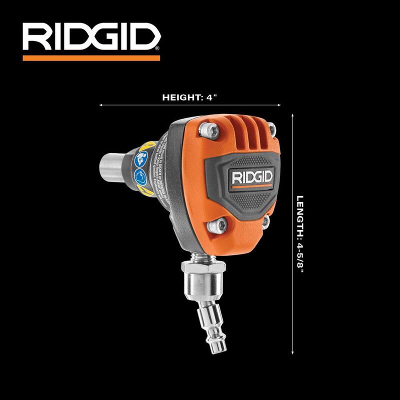 Grampadora de palma mini de 3-1/2 pulgadas neumática RIDGID - R350MPF