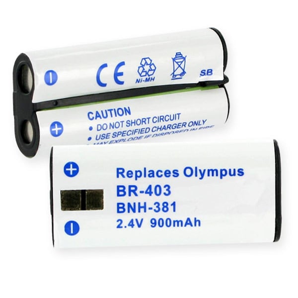 Empire 2.4V Olympus BR403 Nickel Metal Hydride Batteries 900 mAh - 2.16 watt - BNH-381