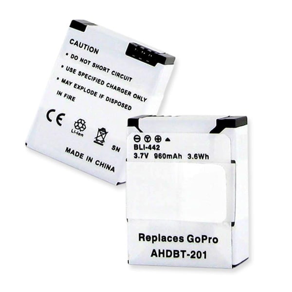 Empire Go Pro AHDBT 3.7V 960 mAh Batteries - 3.55 watt - BLI-442