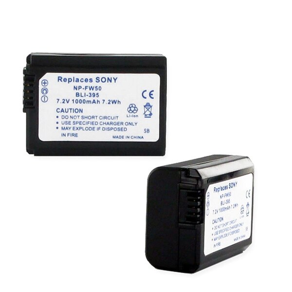 Empire Sony NP-FW50 7.2V 1000 mAh Batteries - 7.2 watt - BLI-395