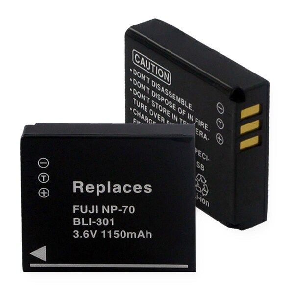 Empire 3.6V Fuji NP-70 Li-ion 1150 mAh Batteries - 4.14 watt - BLI-301