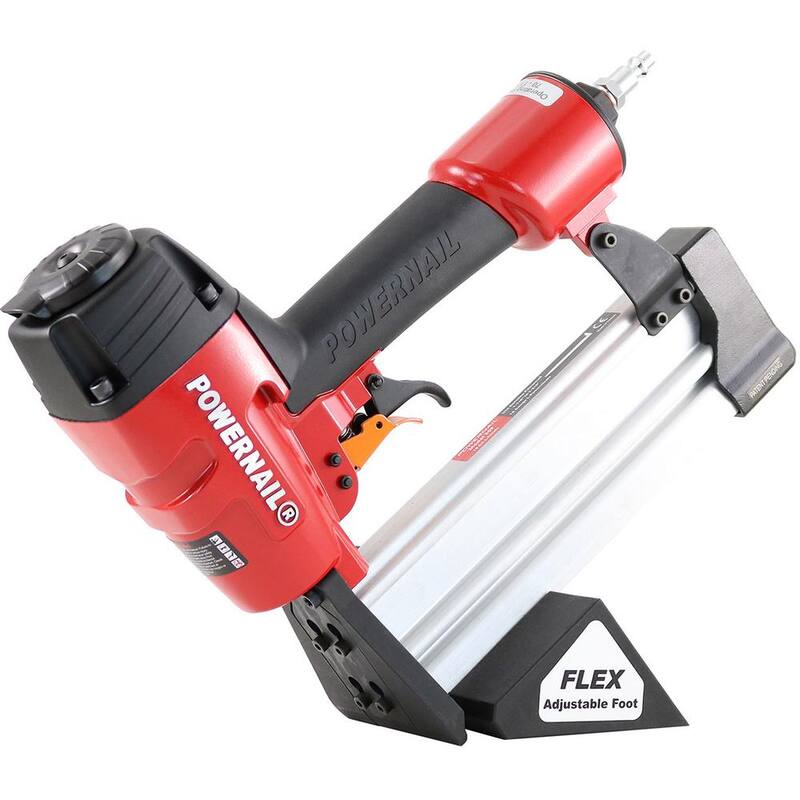 POWERNAIL F-Series 18-Gauge Clavadora neumática de piso de ingeniería con gatillo - 50FKIT