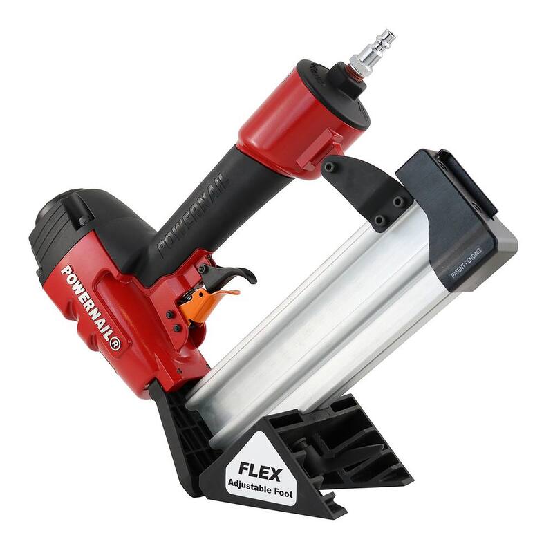 POWERNAIL F-Series 18-Gauge Clavadora neumática de piso de ingeniería con gatillo - 50FKIT