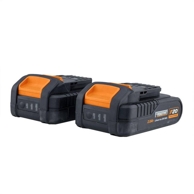 Freeman Cordless 20V 4 en 1 Clavadora y engrapadora de piso de 18 calibres y 2 pulgadas con baterías de iones de litio, estuche y sujetadores - PE4118GF