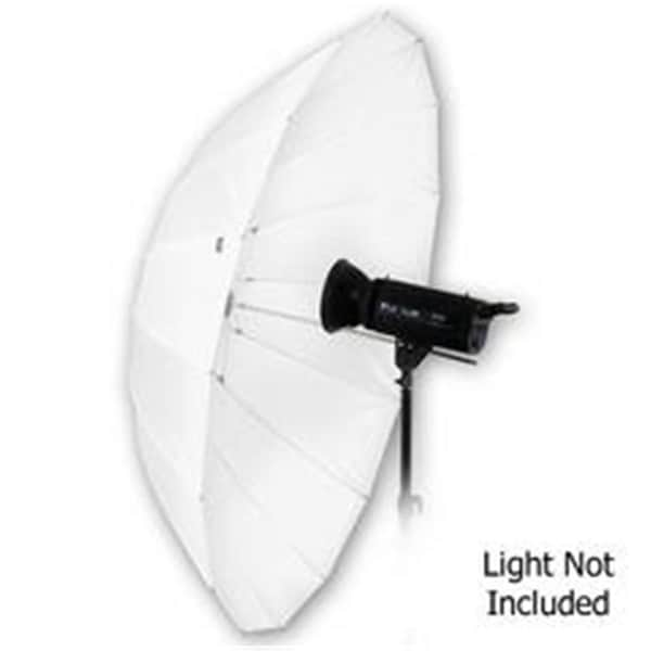 Fotodiox 72 in. Pro 16-Rib, Shoot-Through Neutral White Diffusion Parabolic Umbrella - UMBRELLA-PARABOLIC-SHOOTTHROUGH-72