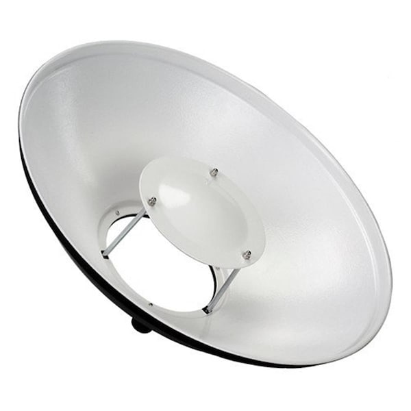Fotodiox 22 in. Pro Beauty Dish with Multiblitz P Speedring - BD-STND-MULTIP-22IN
