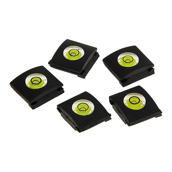Maxpower Single Axis Bubble Spirit Levels Slim Hot Shoe Cover, Set of 5 - MA2971907