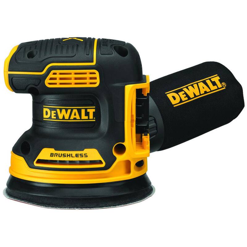 Lijadora Orbital Aleatoria Inalámbrica Brushless 20V MAX XR de DEWALT de 5 pulgadas (Herramienta Únicamente) - DCW210B