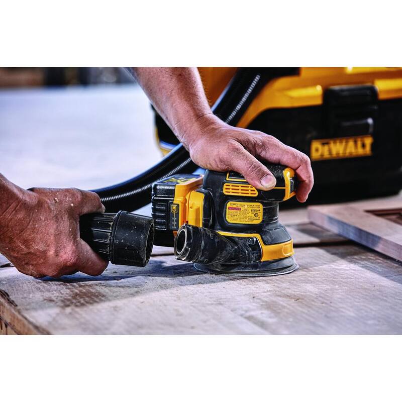 Lijadora Orbital Aleatoria Inalámbrica Brushless 20V MAX XR de DEWALT de 5 pulgadas (Herramienta Únicamente) - DCW210B