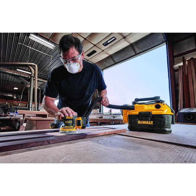 Lijadora Orbital Aleatoria Inalámbrica Brushless 20V MAX XR de DEWALT de 5 pulgadas (Herramienta Únicamente) - DCW210B