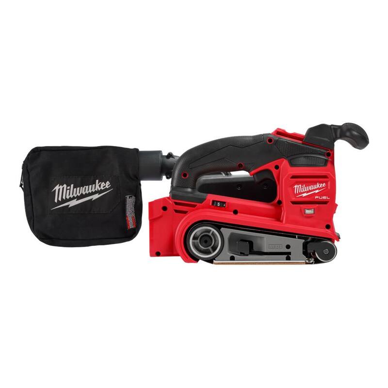 Lijadora de banda inalámbrica de iones de litio Milwaukee M18 FUEL de 18 voltios (solo herramienta) - 2832-20