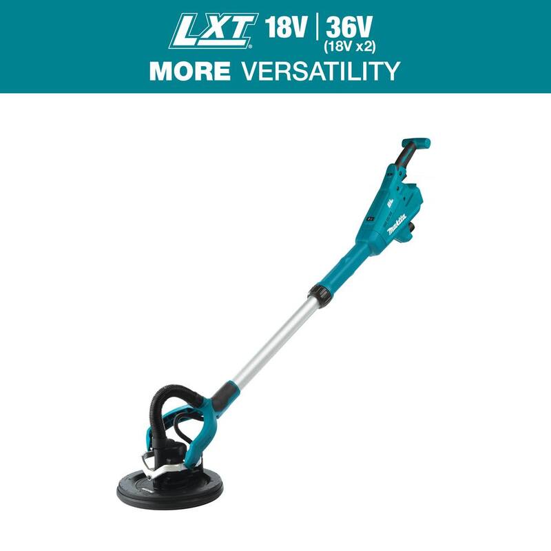 Lijadora de yeso sin cable Makita 18V LXT Lithium-Ion Brushless de 9 pulgadas, con capacidad AWS (Herramienta solamente) - XLS01ZX1