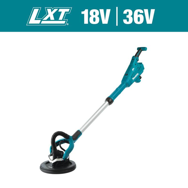 Lijadora de yeso sin cable Makita 18V LXT Lithium-Ion Brushless de 9 pulgadas, con capacidad AWS (Herramienta solamente) - XLS01ZX1