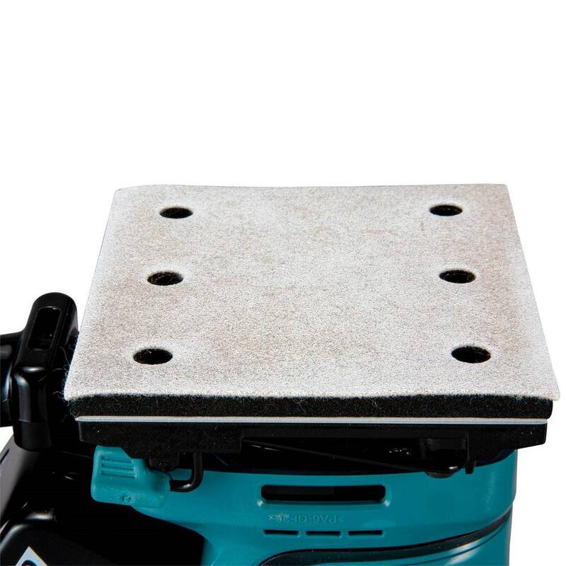 Lijadora orbital inalámbrica de 1/4 de hoja, de 18V LXT de litio-ion de Makita (solo la herramienta) - XOB02Z