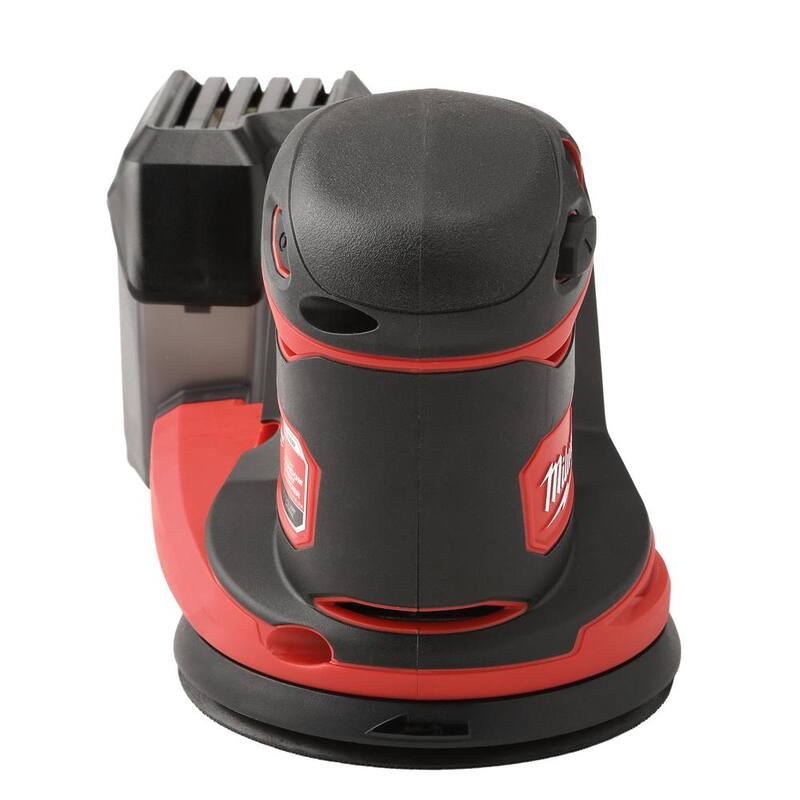 Lijadora orbital aleatoria inalámbrica de 18V Milwaukee M18 18V de 5 pulgadas con batería de ion de litio (Herramienta solamente) - 2648-20