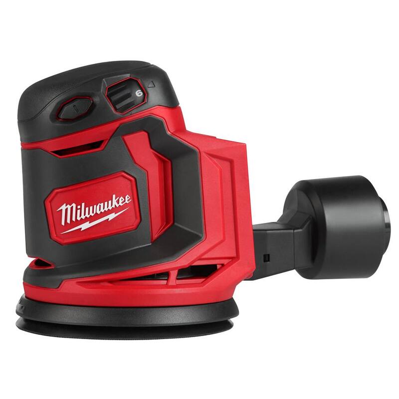 Lijadora orbital aleatoria inalámbrica de 18V Milwaukee M18 18V de 5 pulgadas con batería de ion de litio (Herramienta solamente) - 2648-20