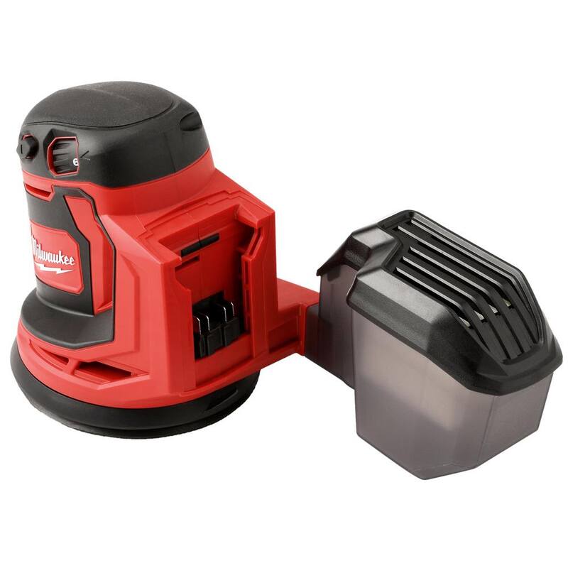 Lijadora orbital aleatoria inalámbrica de 18V Milwaukee M18 18V de 5 pulgadas con batería de ion de litio (Herramienta solamente) - 2648-20