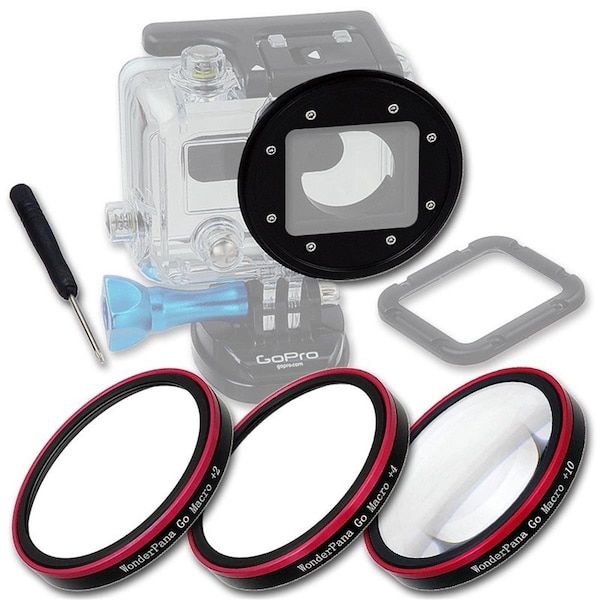 Fotodiox WPGT-H3-2-4-10Macro-Kit Pro WonderPana Go H3 Macro Kit - WPGT-H3-2/4/10MACRO-KIT