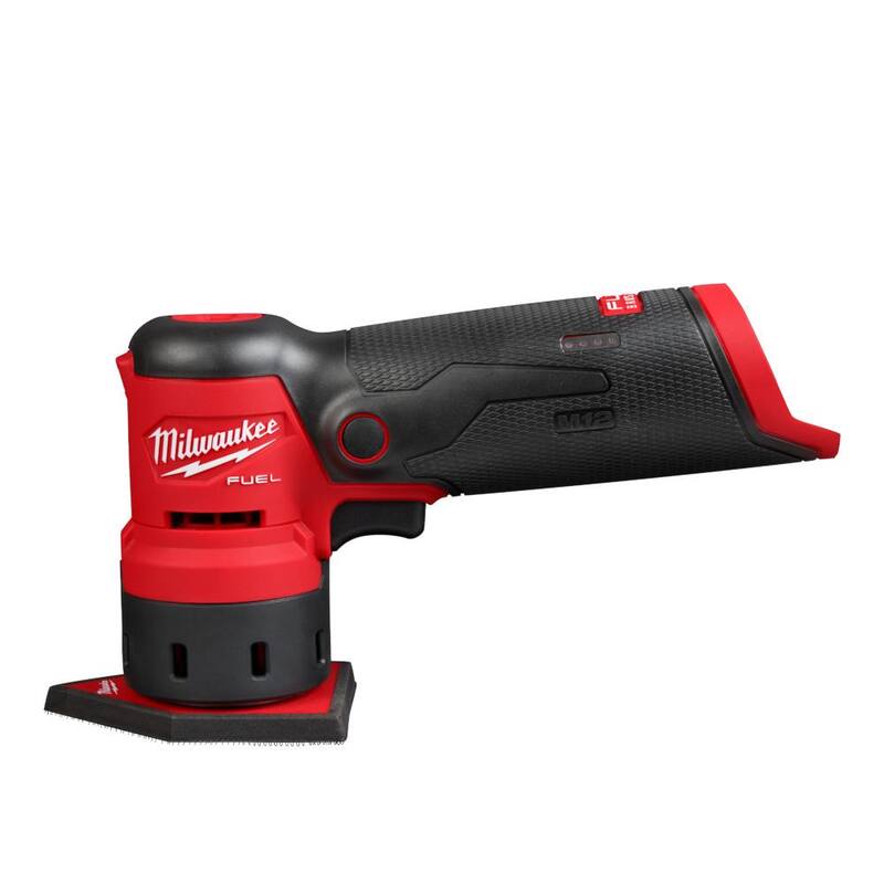 Lijadora orbital inalámbrica Milwaukee M12 FUEL de 12 voltios con tecnología de iones de litio sin escobillas (Solo herramienta) - 2531-20