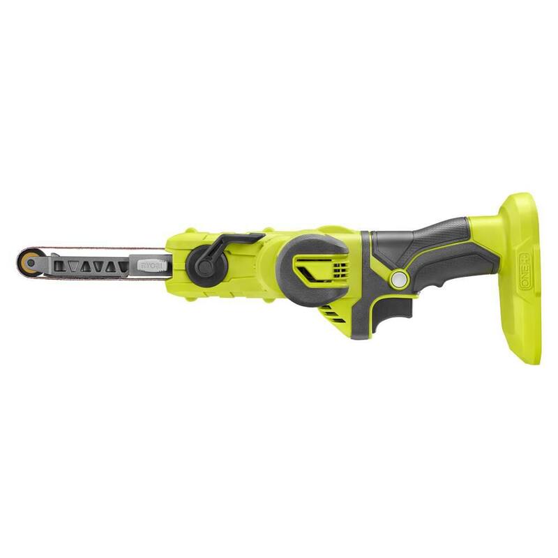 Lijadora de lima inalámbrica de 18V RYOBI ONE+ de 1/2 in. x 18 in. con kit de (2) baterías de 4.0 Ah, 1 batería de 2.0 Ah y cargador - PSD101K3SB