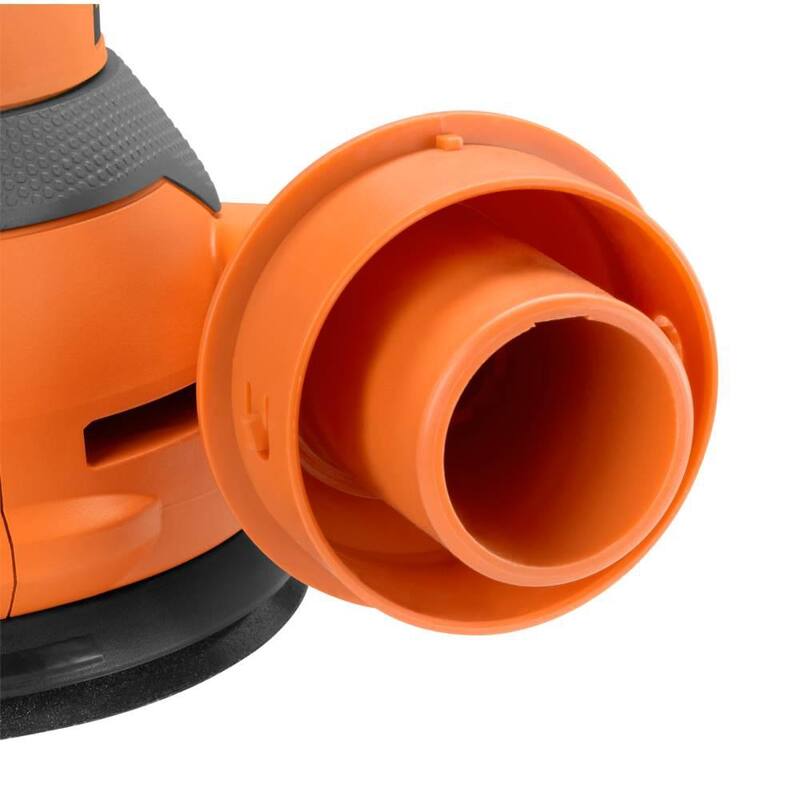 Lijadora orbital aleatoria con tecnología AIRGUARD de 3 amperios y cable de 5 pulgadas RIDGID - R26011