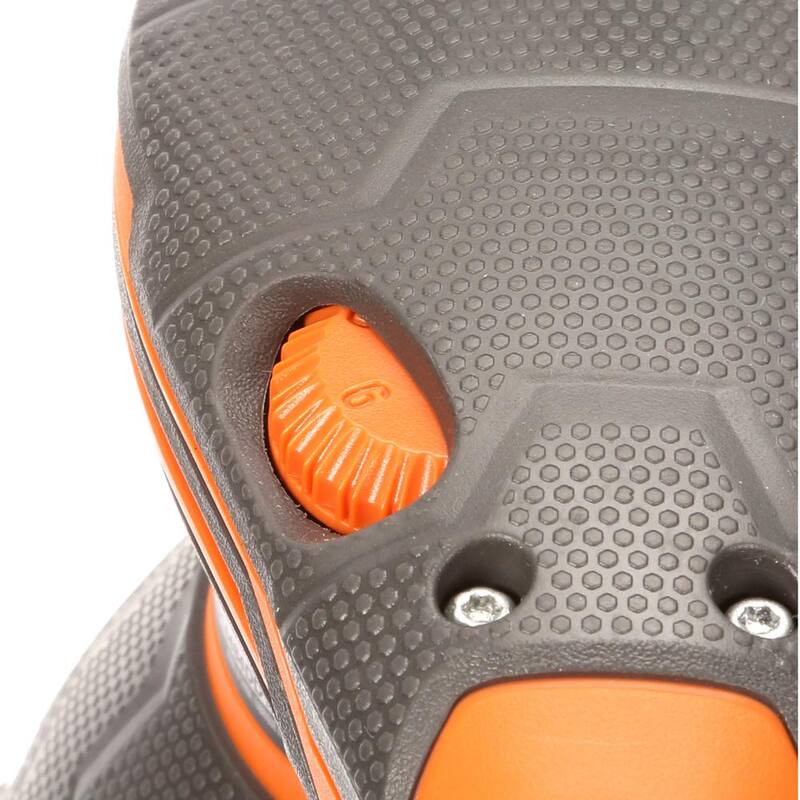 Lijadora orbital aleatoria con tecnología AIRGUARD de 3 amperios y cable de 5 pulgadas RIDGID - R26011