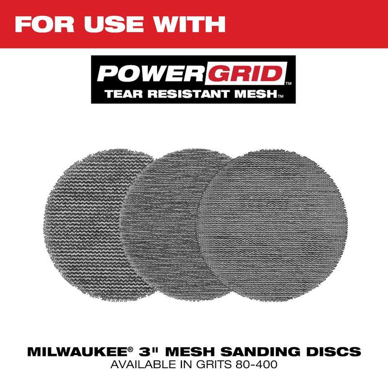 Milwaukee M12 FUEL 12V Lijadora orbital aleatoria inalámbrica sin escobillas de 3 pulgadas de detalle de iones de litio - 2535-20