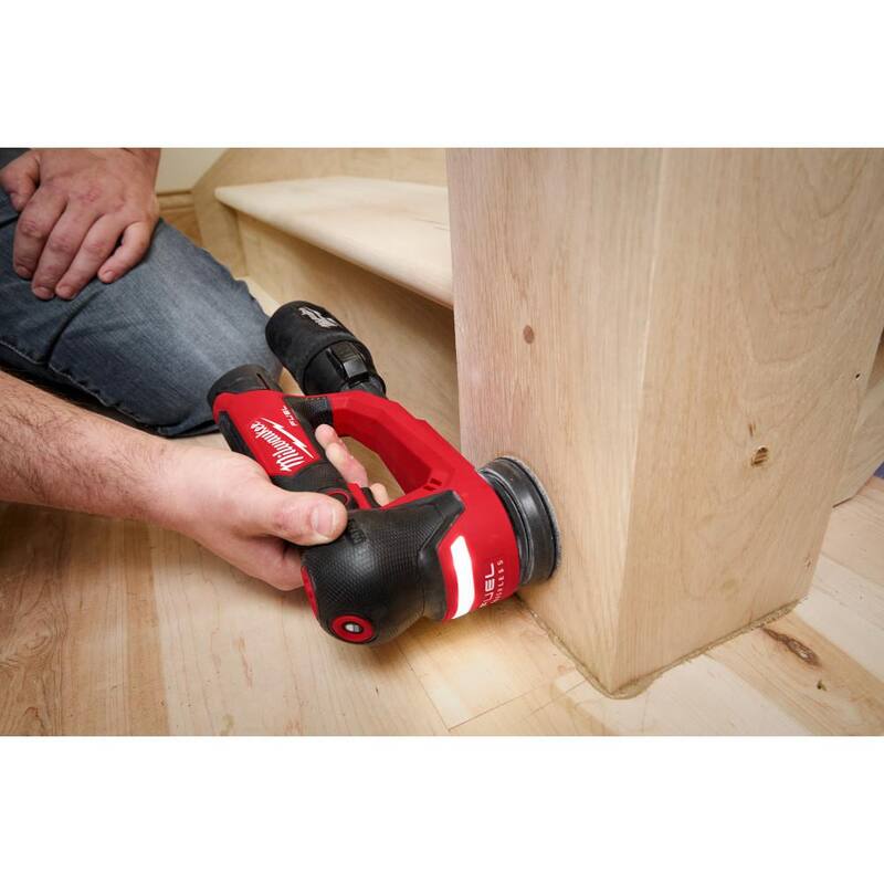 Milwaukee M12 FUEL 12V Lijadora orbital aleatoria inalámbrica sin escobillas de 3 pulgadas de detalle de iones de litio - 2535-20