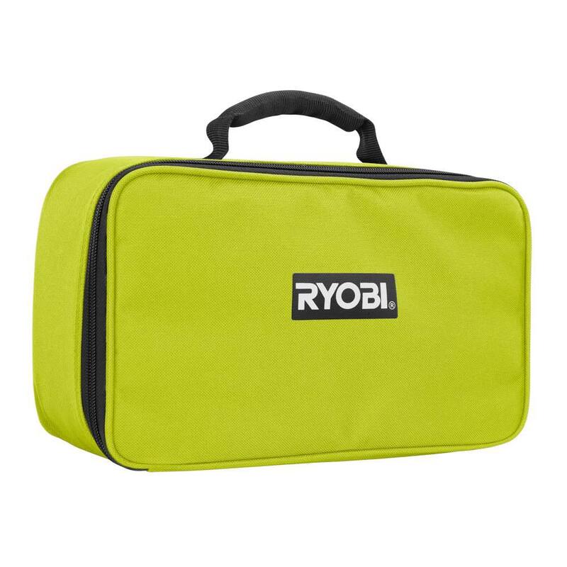 Lijadora de esquina Corner Cat con cable de 1.2 Amperios de RYOBI de 5.5 pulgadas con bolsa de polvo, muestra de papel de lija y estuche de almacenamiento - CFS1503GK