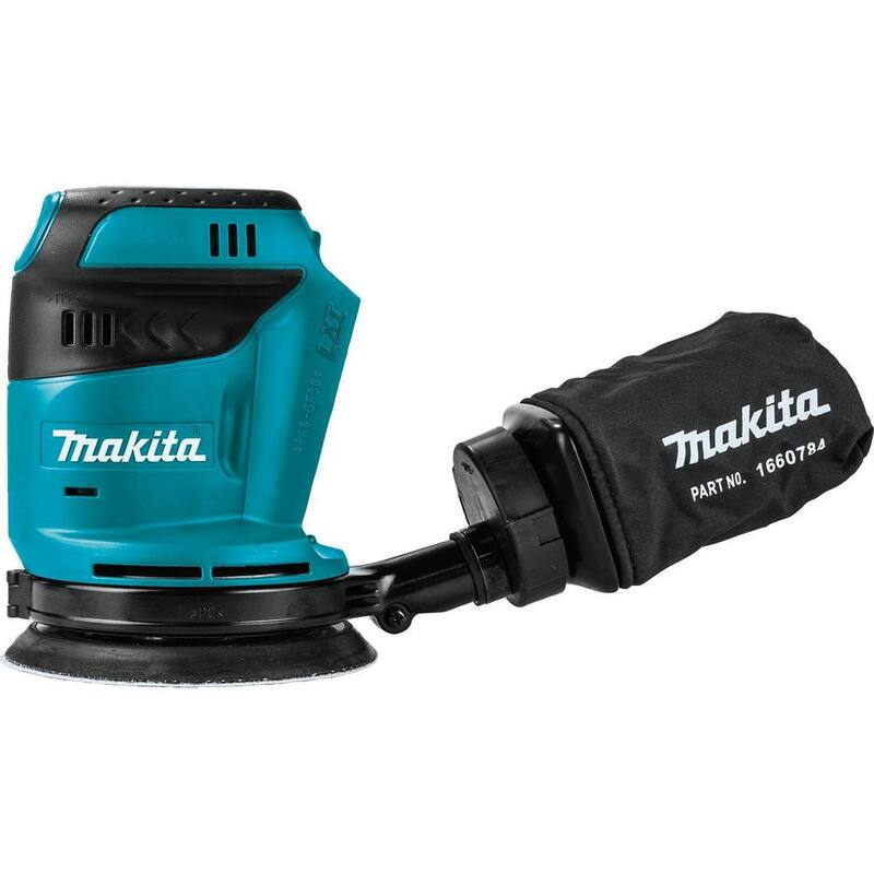 Lijadora orbital aleatoria inalámbrica de 5 pulgadas y velocidad variable Makita 18V LXT de iones de litio (Herramienta solamente) - XOB01Z