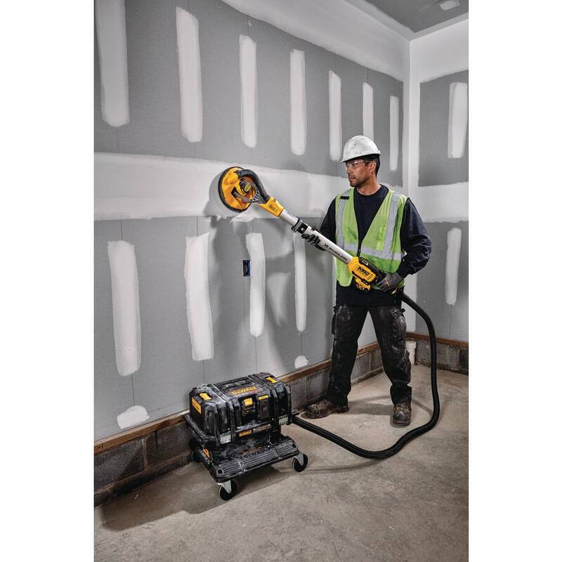 Lijadora de paneles de yeso inalámbrica DEWALT 20V MAX de 9 pulgadas con (2) baterías de 20V 5.0Ah y cargador - DCE800P2