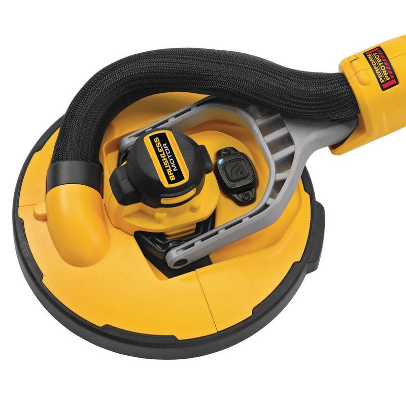 Lijadora de paneles de yeso inalámbrica DEWALT 20V MAX de 9 pulgadas con (2) baterías de 20V 5.0Ah y cargador - DCE800P2