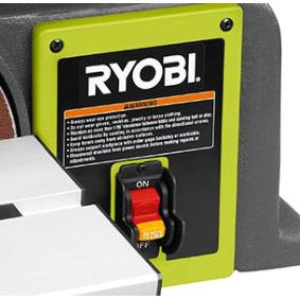 Lijadora de banda y disco RYOBI con cable de 4 pulgadas por 36 pulgadas - BD4601G