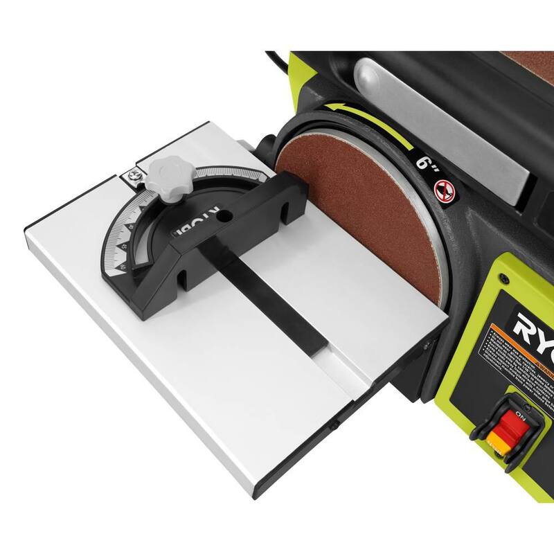 Lijadora de banda y disco RYOBI con cable de 4 pulgadas por 36 pulgadas - BD4601G