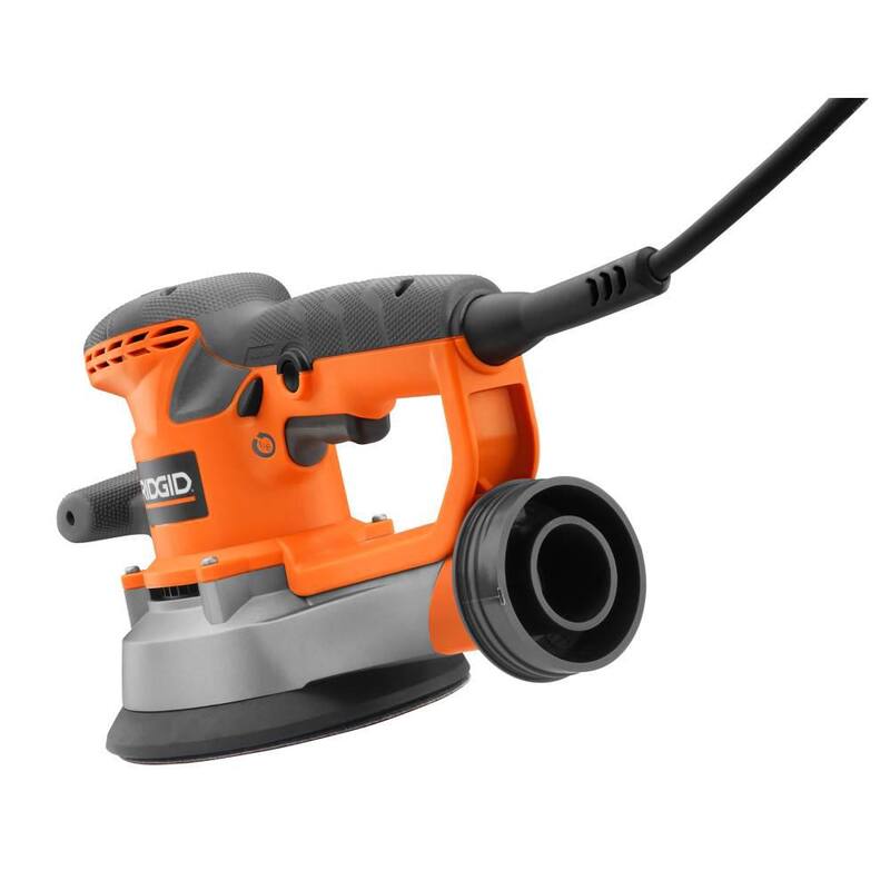 Lijadora Orbital Aleatoria de Doble Velocidad de 6 pulgadas con Tecnología AIRGUARD - R26111 de 4 Amperios con Cable de RIDGID