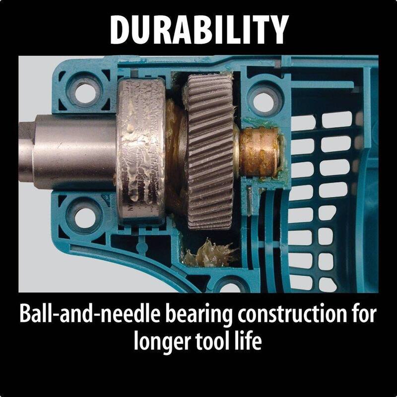 Lijadora de disco compacta y ligera con cable de 4.2 amperios y 5 pulgadas de Makita, con disco, almohadilla y mango lateral - GV5010.