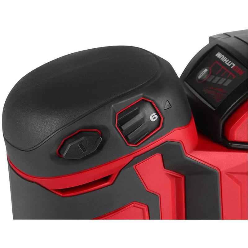 Milwaukee M18 18V Lijadora orbital aleatoria inalámbrica de 5 pulgadas con dos baterías de 3.0 Ah - 2648-20-48-11-1837
