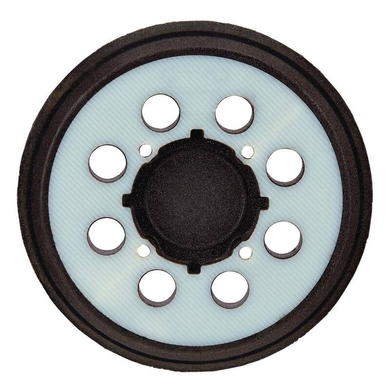 Lijadora de disco con cable de 6 amperios y velocidad variable DEWALT con almohadilla de gancho y lazo de 5 pulgadas, 8 agujeros, protector de polvo y llave - DWE6401DS